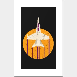 F-18 Hornet Jet Fighter Airplane Posters and Art
